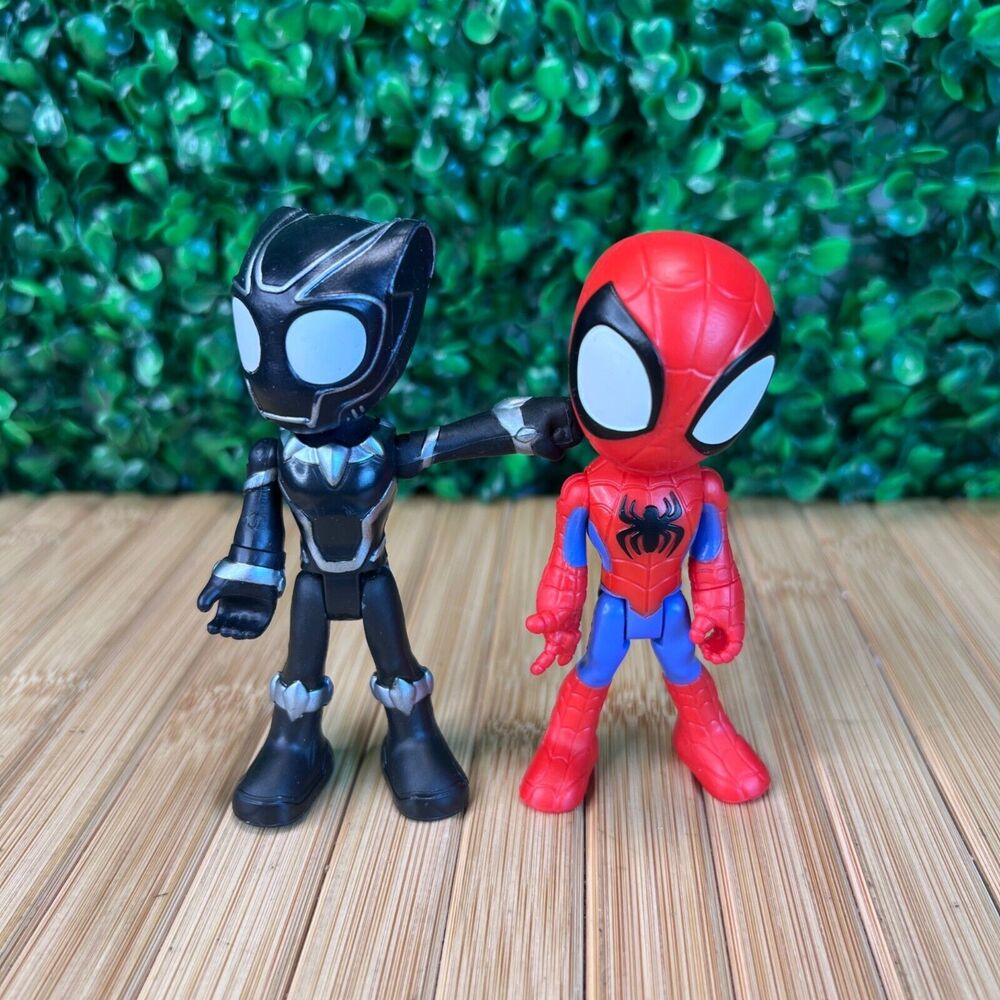Marvel Spidey And His Amazing Friends Action Figure Lot Toy Bundle Spiderman